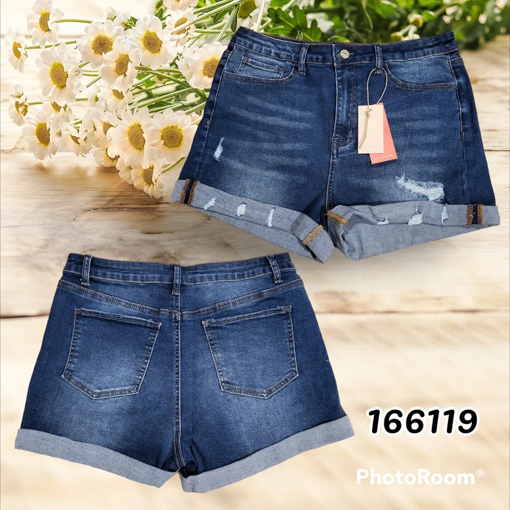 New Ripped Denim Shorts - Picture 1 of 1